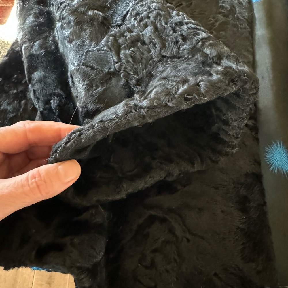 Vintage astrakhan swing coat - Picture 7 of 10